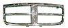 GRILLE MAT BLK W/ CHR FRAME DURANGO 07-10 - image 1