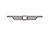 CAPA FRT BUMPER GRILLE W/ - image 1