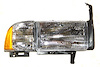 RH H.L. ASSY COMBINATION TYPE W/ PARK LAMP OLD STYLE DODGE P/U W/ SPORT PKG 94-98 W/O SPORT PKG R1500 94-01 R2500/3500 94-02 - image 1