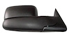 RH DOOR MIRROR MAN NON-HTD TEXT BLK NON-FLDG W/TOW OLD STYLE DODGE P/U R150 0 98-01 R2500/3500 98-02 - image 1