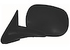 LH DOOR MIRROR PWR HTD TEXT BLK FLDG W/O TOW 6x9 OLD STYLE DODGE P/U R1500 98-01 R2500/3500 98-02 - image 1