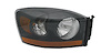 RH H.L. COMBINATION TYPE W/ BLACK BEZEL DODGE P/U 06 - image 1
