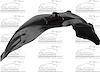 RH FENDER SHIELD DODGE P/U R1500 06-08 R2500/3500 06-09 - image 1