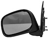 LH DOOR MIRROR MAN NON-HTD TEXT BLK FLDG W/O TOW DODGE P/U 02-09 - image 1