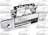 REAR GATE HANDLE W/REAR V - image 1