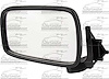 LH DOOR MIRROR MAN NON-HTD TEXT BLK FLDG MAZDA P/U 86-93 - image 1