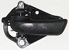 LH FT INNR DR HDL BLK CARAVAN/VOYAGER/TOWN COUNTRY 96-00 - image 1