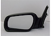 LH DOOR MIRROR PWR HTD SMOOTH BLK P NON-FLDG MAZDA3 04-09 - image 1