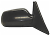 RH DOOR MIRROR PWR HTD SMOOTH BLK P NON-FLDG MAZDA3 04-09 - image 1