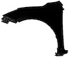LH FENDER W/O STONE GUARD W/O SIDE SIGNAL LAMPS MAZDA3 10-11 - image 1
