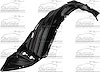 LH FRONT FENDER INNER PAN - image 1