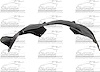 LH FENDER LINER CARAVAN/VOYAGER/TOWN COUNTRY 01-07 - image 1
