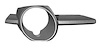 RH LWR CVR INSERT W/ FOG LAMPS MAT BLK TOWN COUNTRY 08-10 - image 1