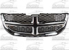 GRILLE ASY CHROME/BLACK D - image 1