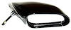 RH RR VIEW MIRROR BLK PWR HTD ECLIPSE 95-99 TALON 95-98 - image 1