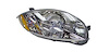 RH H.L. COMBINATION TYPE ECLIPSE 06-08 - image 1