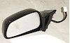 LH DOOR MIRROR PWR HTD GLOSS BLK NON-FLDG GALANT 99-03 - image 1