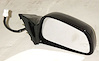 RH DOOR MIRROR PWR HTD GLOSS BLK NON-FLDG GALANT 99-03 - image 1