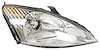 RH H.L. COMBINATION TYPE W/O HID LAMPS W/ CHR BEZEL W/O SVT FOCUS 00-02 - image 1