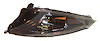 LH H.L. ASSY COMBINATION TYPE W/O HID LAMPS W/ GRY BEZEL W/O SVT FOCUS 03-0 4 - image 1