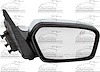 RH MIRROR OUTSIDE RR VIEW W/HEAT W/PUDDLE W/MEMORY CHR COVER MKZ 07-09 - image 1