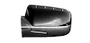 LH DOOR MIRROR PWR TEXT BLK W/GLOSS BLK CVR P W/MAN FLDG TAURUS 08-09 - image 1
