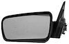 LH DOOR MIRROR PWR NON-HTD TEXT BLK NON-FLDG MUSTANG 05-09 - image 1