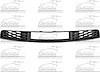 CAPA FRT BUMPER GRILLE BA - image 1