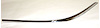 RH FT BUMPER MLDG CHR TOWNCAR 03-11