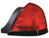 RH T.L. W/ 2 BULB LAMP W/ BLK MLDG W/O SPORT PKG CROWN VICTORIA 99-11 - image 1