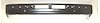 FT BUMPER W/ PAD HOLES BLK RANGER 89-92 BRONCO II 89-90 EXPLORER 91-94 - image 1