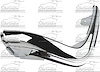 RH GRILLE SIDE MLDG CHR RANGER STYLESIDE 93-94 - image 1