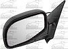 LH DOOR MIRROR PWR NON-HTD TEXT BLK FLDG RANGER W/O SPLASH 98-03 W/O OFF ROAD PKG 04-05 - image 1