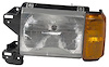 LH H.L. ASSY W/ PARKING LAMP W/O CHR BLK TRIM FORD P/U/BRONCO 87-91 - image 1
