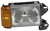 RH H.L. ASSY W/ PARKING LAMP W/O CHR BLK TRIM FORD P/U/BRONCO 87-91 - image 1