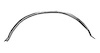 SHE577-93R Rear Wheel Well Molding for Select 1987-1998 Ford Bronco, F-150, F-250, F-350 [Right/Passenger Side] - image 1