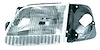 LH H.L. W/ BRKT FORD F150/250 LD P/U TO 7/96 - image 1