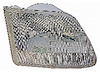 RH H.L. W/ BRKT FORD F150/250 LD P/U TO 7/96 - image 1