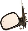 LH DOOR MIRROR PWR HTD TEXT W/CHR CVR FLDG CONTOUR TYPE W/O SIGNAL EXPEDITI ON 97-02 - image 1