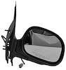 RH DOOR MIRROR PWR NON-HTD TEXT W/GLOSS BLK CVR FLDG CONTOUR TYPE W/O SIGNA L EXPEDITION 97-02 CREWCAB P/U 01 - image 1