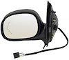 LH DOOR MIRROR PWR NON-HTD TEXT W/GLOSS BLK CVR FLDG CONTOUR TYPE W/VISIBLE ILLUM SIGNAL EXPEDITION 97-99 - image 1