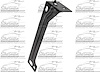 RH FRONT FENDER BRACE STE - image 1