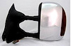 LH DOOR MIRROR PWR HTD TEXT W/CHR CVR NON-FLDG TRAILER TOW TYPE W/HIDDEN IL LUM SIGNAL FORD SUPERDUTY 03-07 EXCURSION 00-05 - image 1