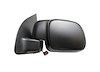 LH DOOR MIRROR PWR NON-HTD TEXT BLK FLDG W/O TOW SUPER DUTY 08-10 - image 1