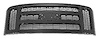 GRILLE MAT DK GREY W/ BLK FRAME FORD SUPER DUTY XLT 08-10 OE HAS THE EMBOS SED SUPERDUTY LOGO AFTERMARKET DOES NOT - image 1