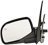 LH DOOR MIRROR PWR HTD TEXT BLK NON-FLDG W/PUDDLE LAMP EXPLORER/MOUNTAINEER 02-05 - image 1