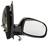 RH DOOR MIRROR PWR HTD SMOOTH BLK P FLDG WINDSTAR 99-00 - image 1