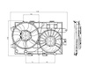 RAD/CON COOLING FAN ASSY BLADE/MOTOR/SHROUD DUAL FAN EQUINOX/TORRENT 06-0 8 - image 1