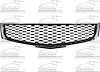 GRILLE ASSY LWR BLK W/ CHR MLDG GRILLE EQUINOX 10-11 - image 1