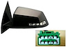 LH MIRROR PWR BLK MMRY HTD W/SGNL ACADIA 07-10 OUTLK 08-10 - image 1